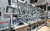 博世力士樂在2015工業自動化展展出力士樂智能工廠模型